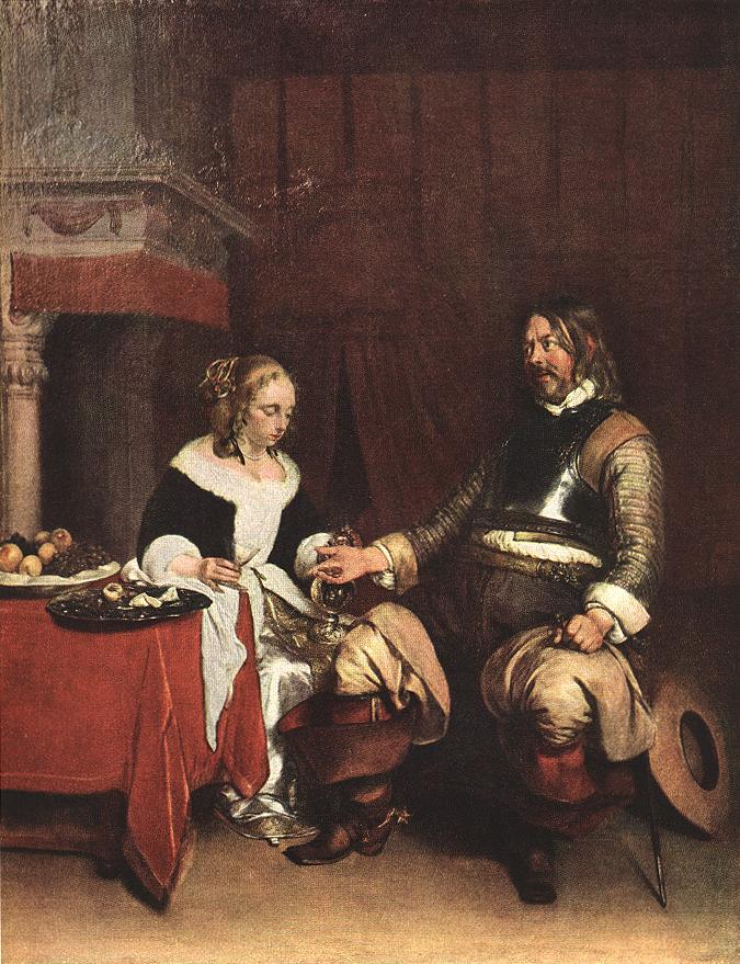 The Military Gallant by Gerard Ter Borch